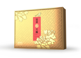采用单一色调与较多的内容相结合的排版方式