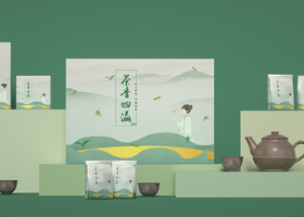 色块式